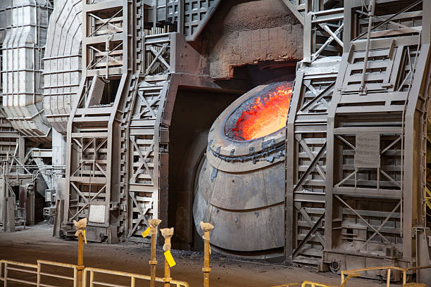istock Steel Factory 527091565