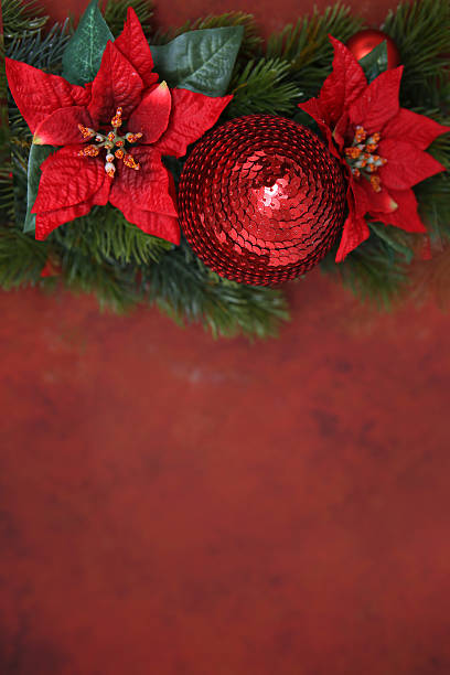 istock Stylish Christmas decoration background 527093345