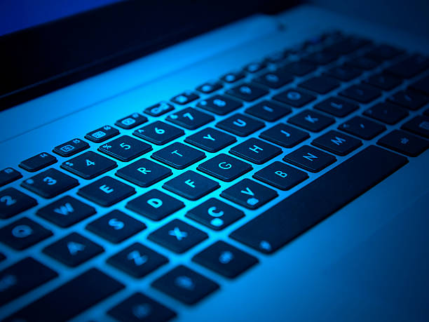 istock laptop keyboard with black keys closeup 527093923