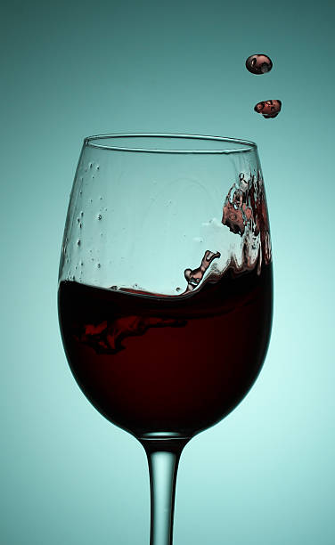 istock Wine glass swivel with ice floe 527094217