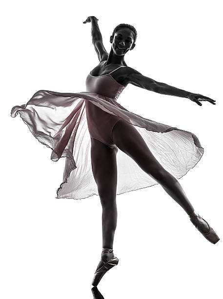 istock woman  ballerina ballet dancer dancing silhouette 527112877