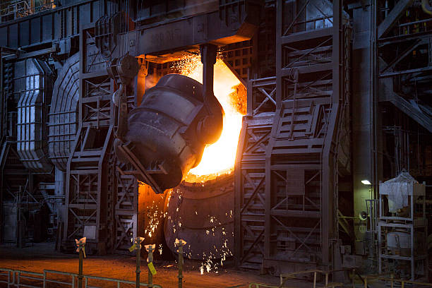 istock Steel Factory 527113025