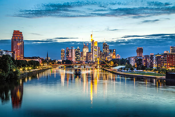 istock Frankfurt am Main skyline at dusk, Hessen, Germany 527114137