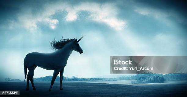 Believe The Unbelievable Stock Photo - Download Image Now - Unicorn, Mythology, Horse