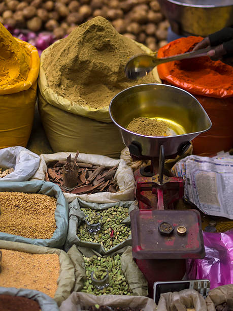 istock Delhi market spices with Libra 527134703