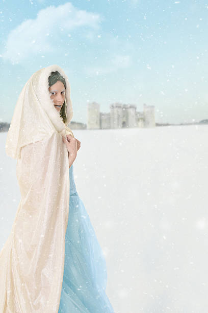 istock winter princess in the snow 527212086