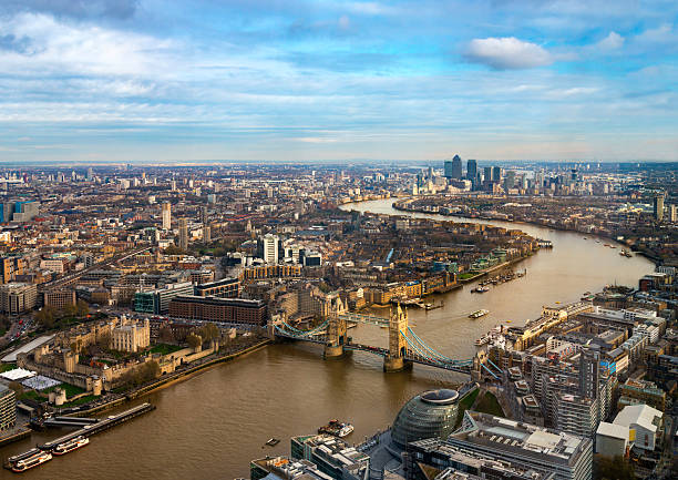 istock London skyline aerial view in early evening 527212944