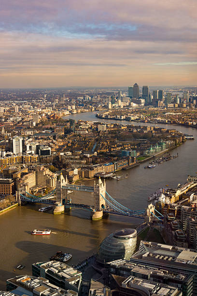 istock London skyline aerial view in early evening 527213134