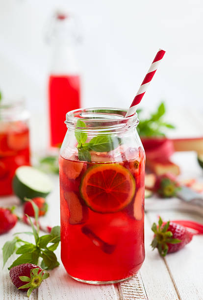 istock strawberry,lime and rhubarb lemonade 527213796