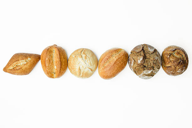istock German traditional breads lining up on white isolated background 527215746