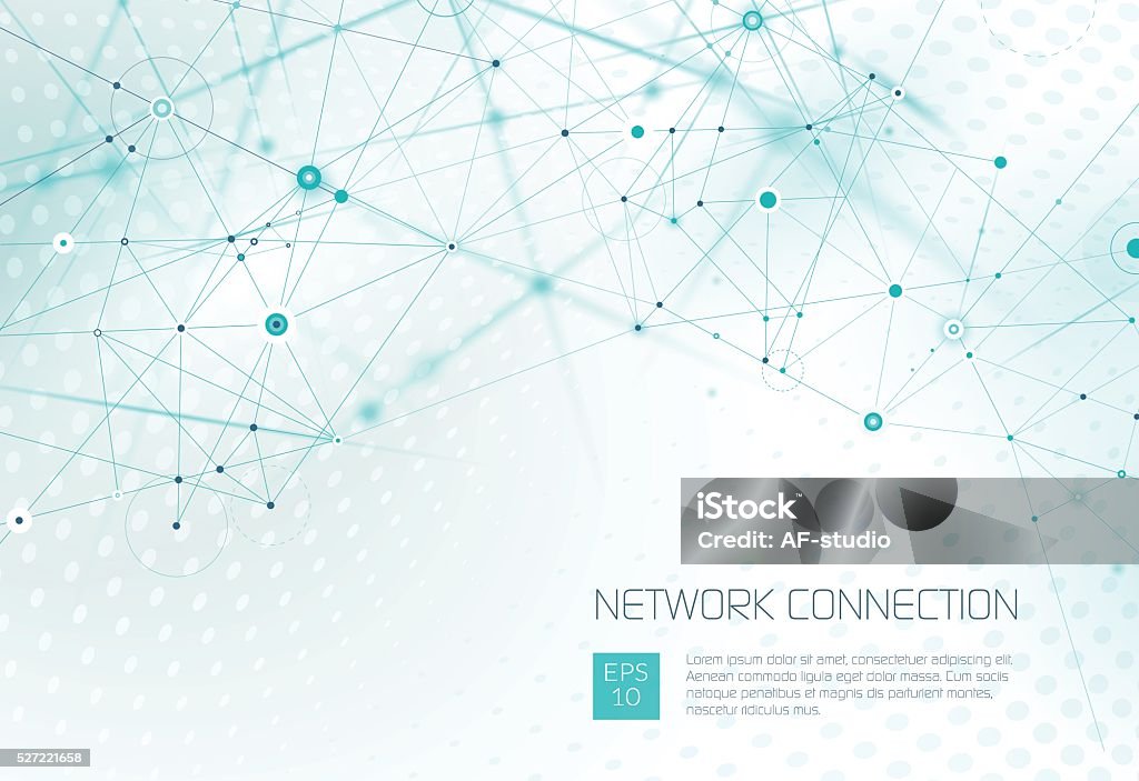 Network Background For Notes Abstract Network Background Stock Illustration - Download Image Now ...