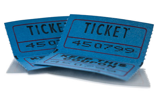 몇 가지 블루 티켓 - ticket ticket stub number authority 뉴스 사진 이미지