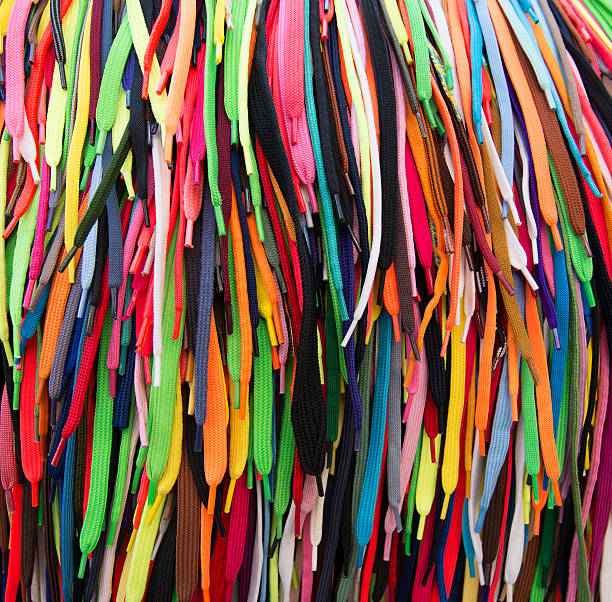 istock Numerous shoe laces colorful 527224368