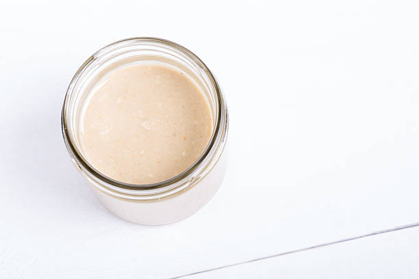 istock Natural diy homemade tahini paste 527225314