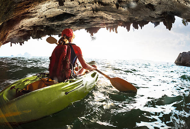 istock Lady with the kayak 527227026