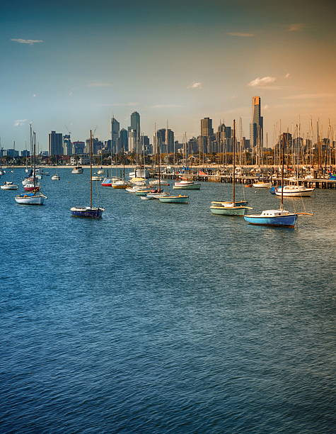 istock boats in Melbourne 527233141