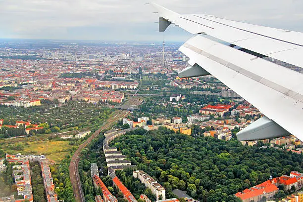 Aerial view of the Berlin city