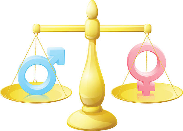 istock Man woman symbol scales 527233999