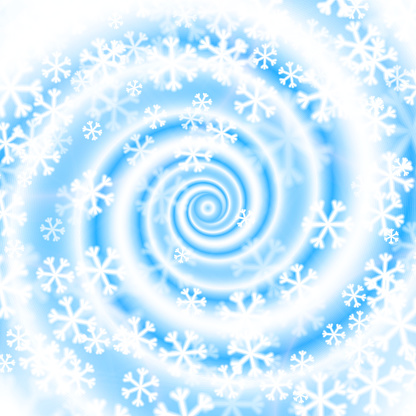 Snow blizzard swirl. Winter background. Vector illustration.