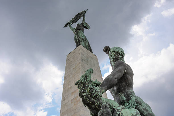 istock Statue of St. George defeating the dragon 527235980