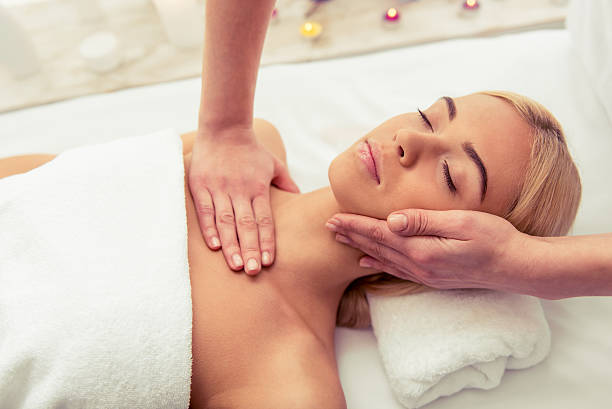 istock Beautiful girl at spa 527237156