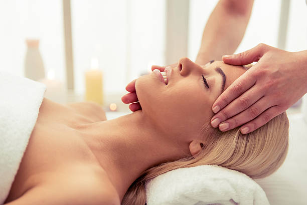 istock Beautiful girl at spa 527237280