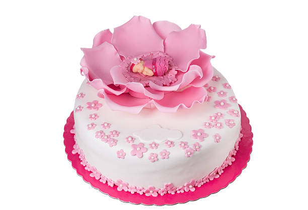 istock Delicious cake for the newborn child. 527239894