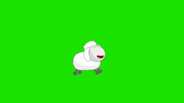Sheep Cartoon Stock Videos and Royalty-Free Footage - iStock
