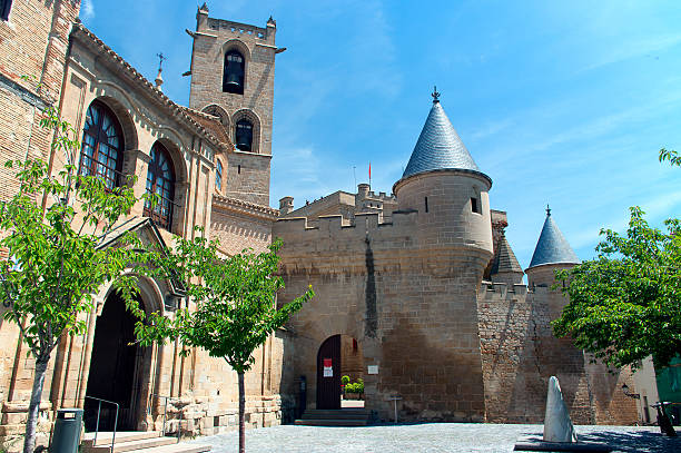 istock View of Olite castle in Navarre,Spain 527268639