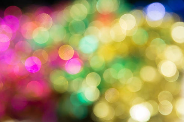 istock Xmas abstract bokeh light colorful for background 527268777