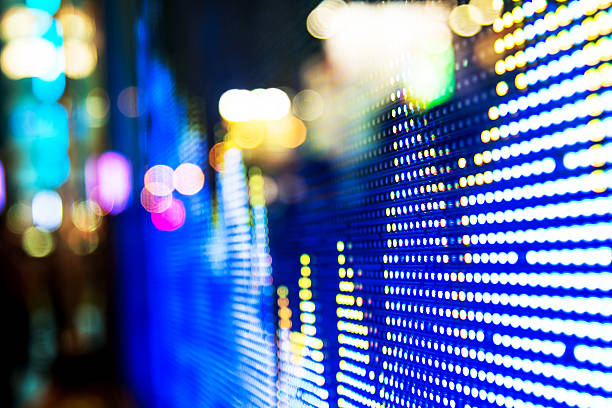 istock Stock market price display 527269977