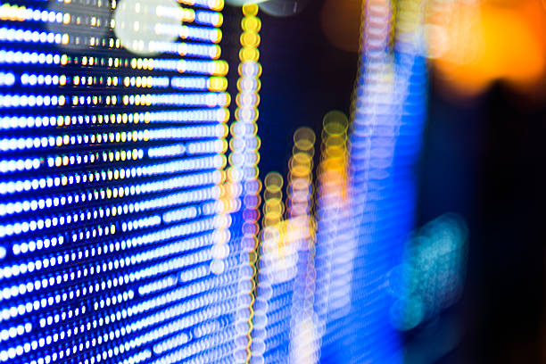 istock Stock market price display 527270039