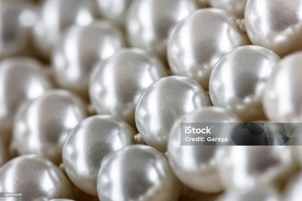 White pearl necklace White pearl necklace as background Arts Culture and Entertainment Stock Photo