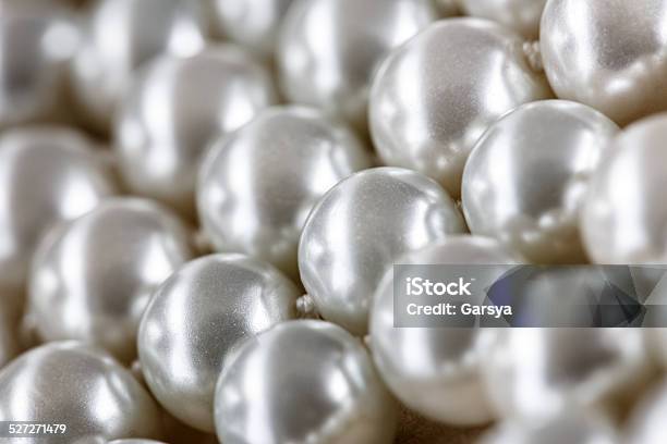 White Pearl Necklace Stock Photo - Download Image Now - Arts Culture and Entertainment, Backgrounds, Chain - Object