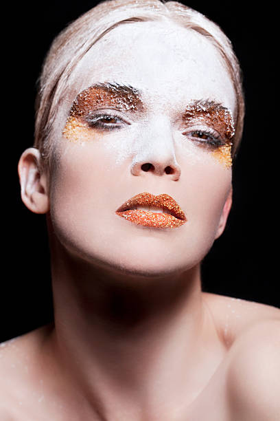 istock Beauty Portrait Powder Sugar Creative Make-up 527271697
