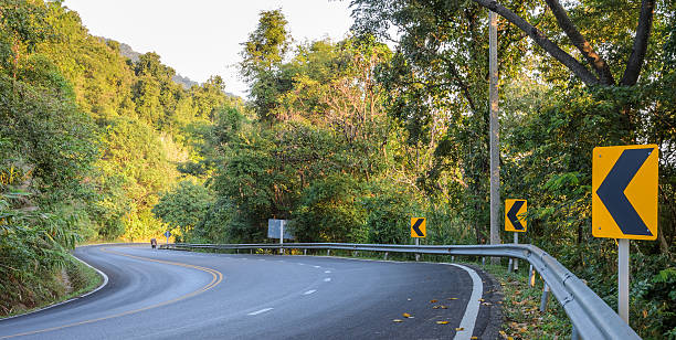 istock Countryside curve road 527272555