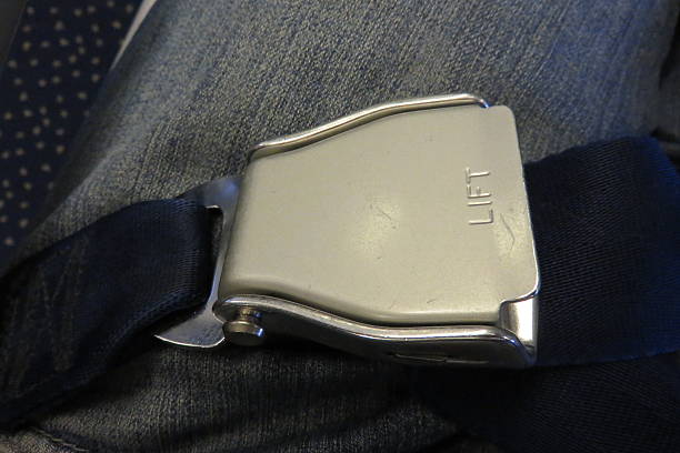 istock Commercial airliner seat belt 527272583