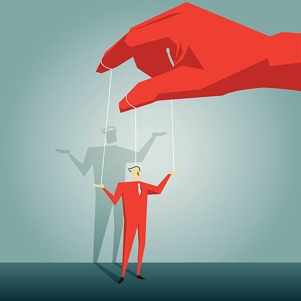 istock slavery,dictator,domination, obedience,boss, employee, puppet, manipulation, puppeteer 527274379