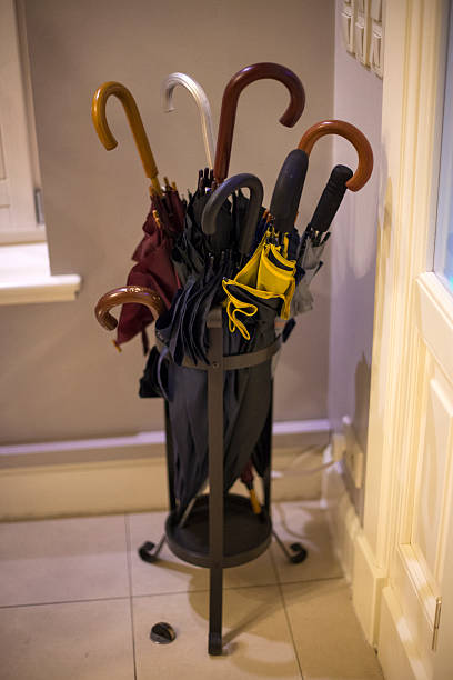istock Umbrella stand in the hall 527274923