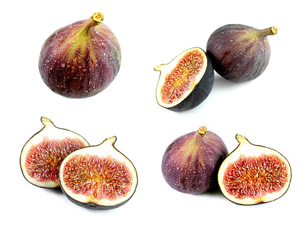 istock Delicious figs isolated on white background. 527276215