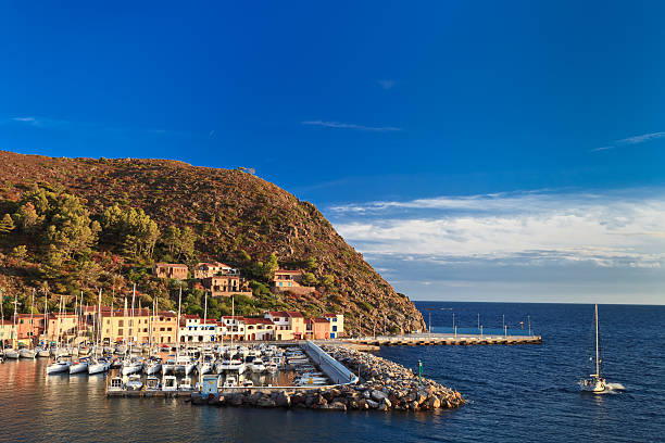 Capraia Island, Italy stock photo