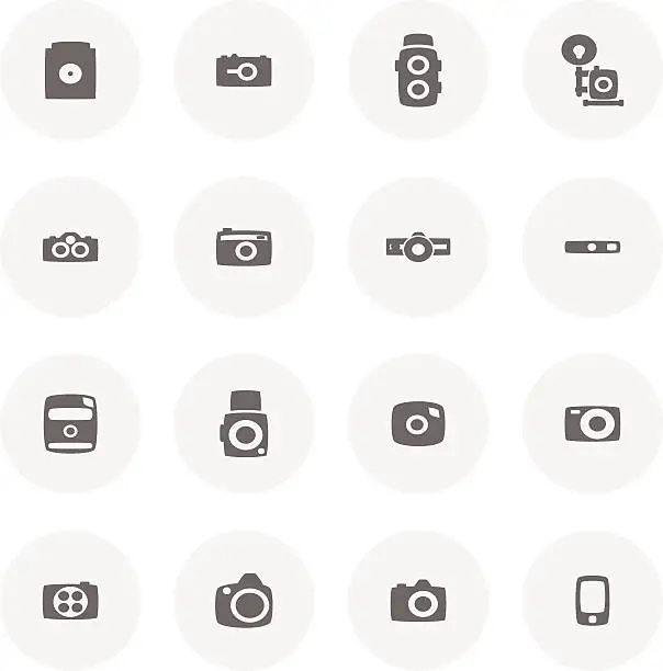 Vector illustration of Camera Model Icon