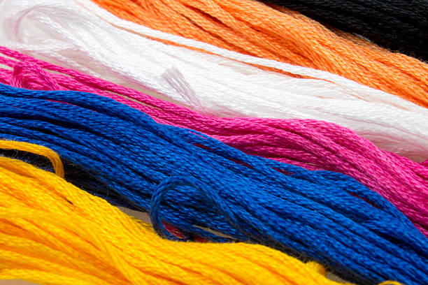 istock close-up of several strands of soft colored cotton 527317467