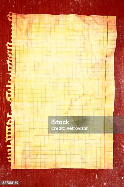 Grunge Paper On Table Stock Photo - Download Image Now - Blank, Book, Brown
