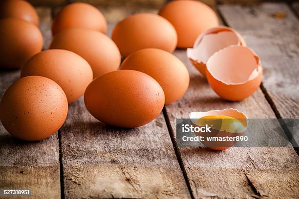 Fresh Farm Eggs Stock Photo - Download Image Now - Egg Yolk, Organic, Agriculture