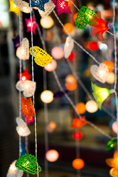 istock Small flower lamps for house decoration 527370573