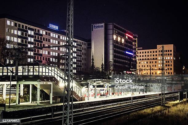 Train Station Landsberger Allee In Berlin Stock Photo - Download Image Now - Active Lifestyle, Activity, Adult