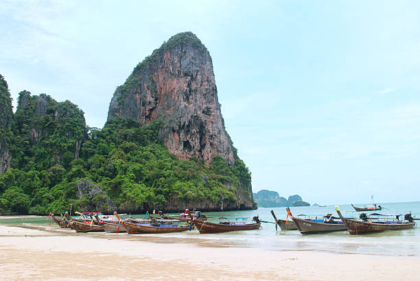 Praia na Tailândia - fotografia de stock