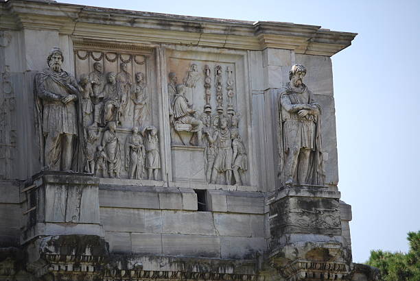istock Arch of Constantine in Rome next Coliseum 527372003