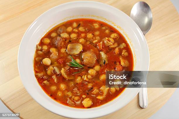 Soup With Chestnuts And Chickpeas Stock Photo - Download Image Now - Chestnut - Food, Chick-Pea, Soup